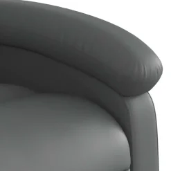 vidaXL - Fauteuil - Grijs - Kunstleer