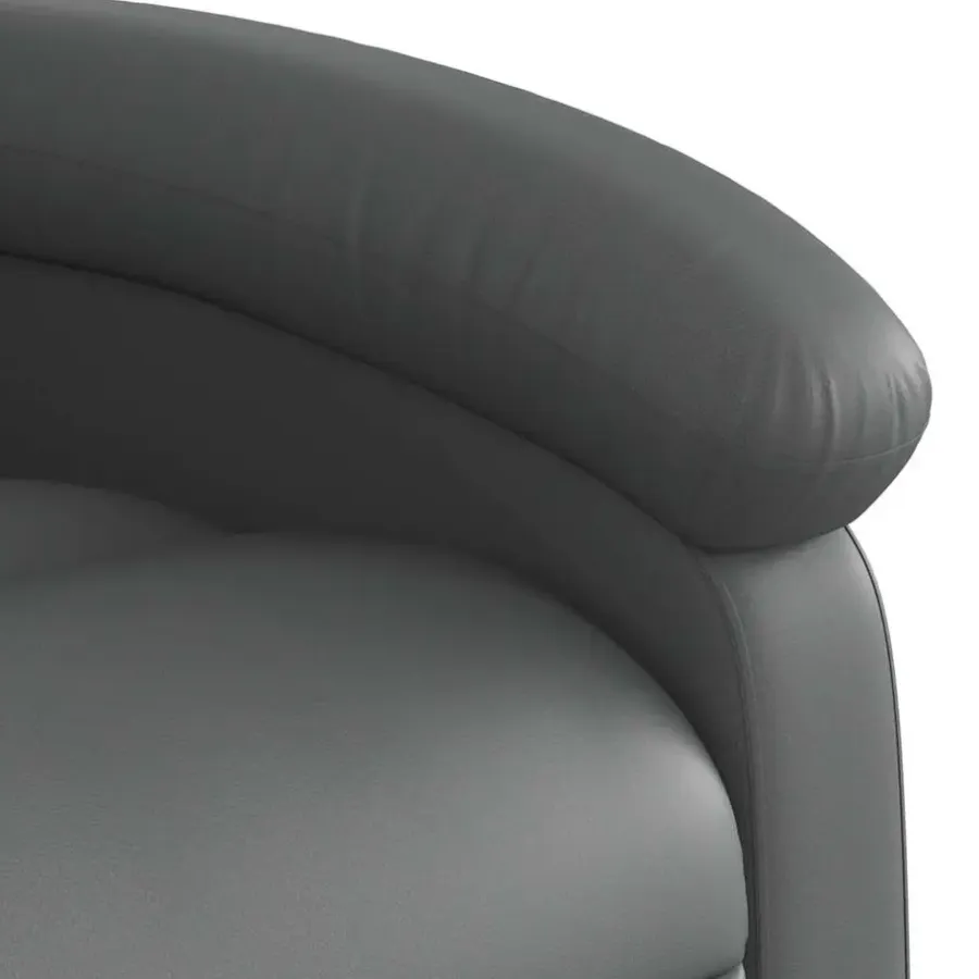 vidaXL - Fauteuil - Grijs - Kunstleer