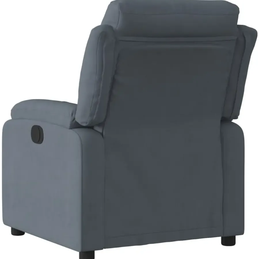vidaXL - Fauteuil - Grijs - Fluweel