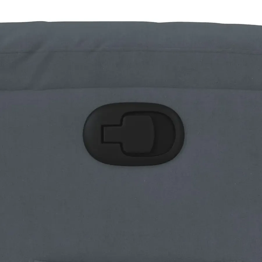 vidaXL - Fauteuil - Grijs - Fluweel