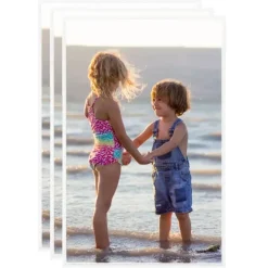Fotolijsten-vidaXL - Fotolijst - Wit - MDF - 13 x 18 cm - 3 stuks