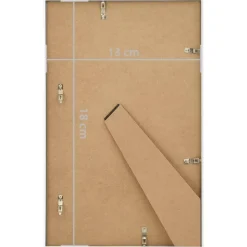 Fotolijsten-vidaXL - Fotolijst - Wit - MDF - 13 x 18 cm - 3 stuks