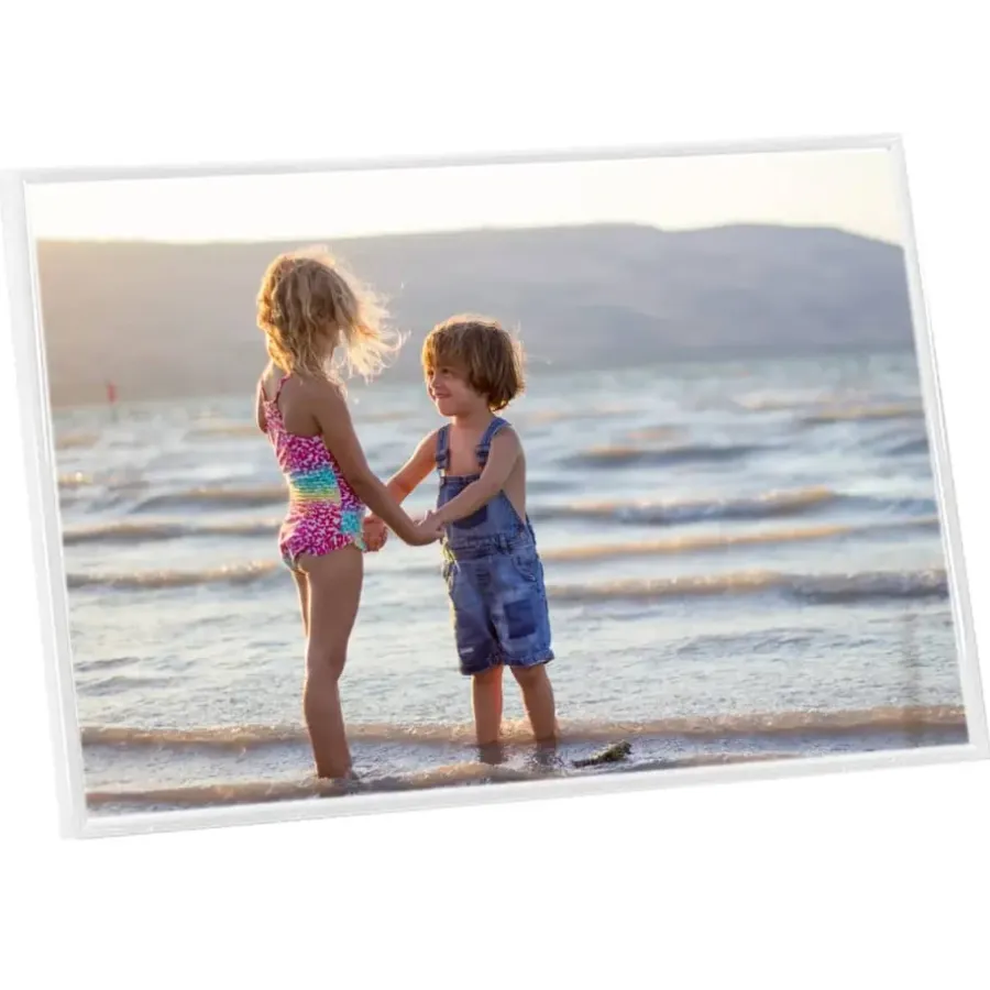 Fotolijsten-vidaXL - Fotolijst - Wit - MDF - 21 x 29.7 cm - 3 stuks