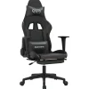 vidaXL - Gamingstoel - Grijs - Kunstleer