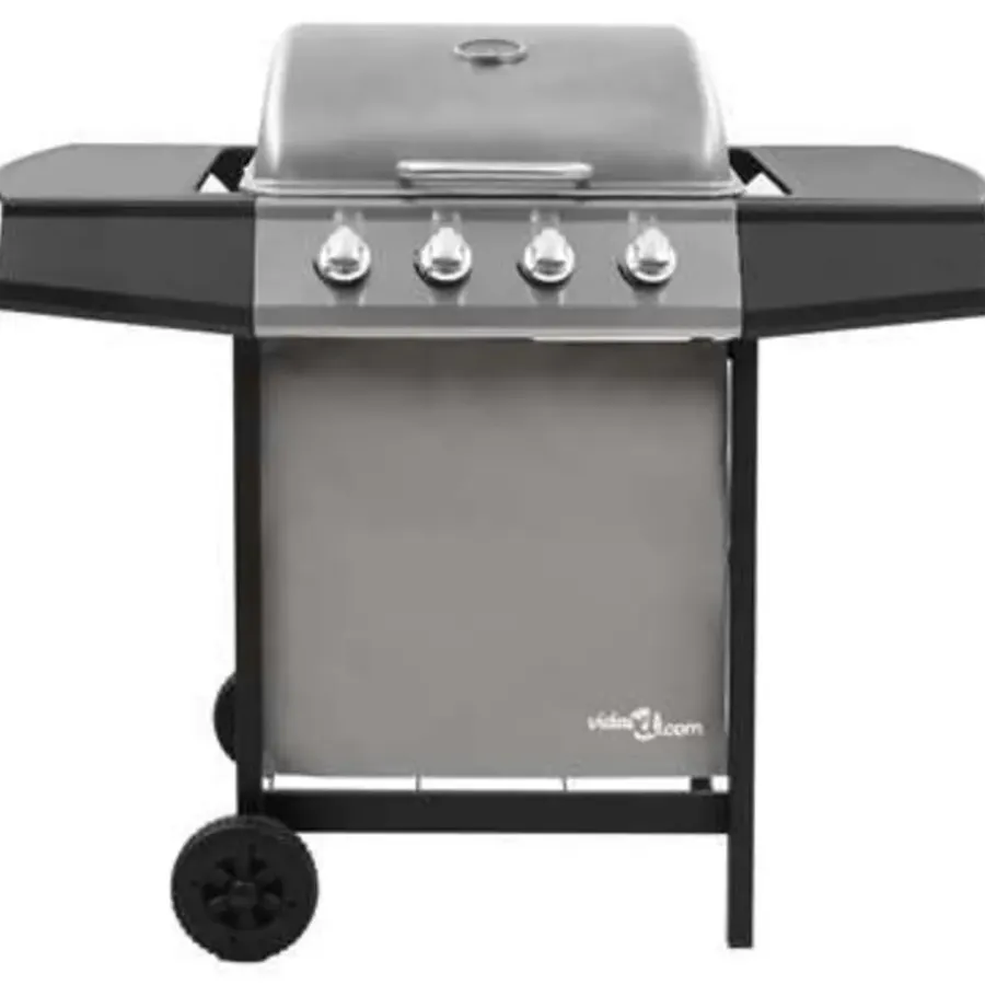 Barbecues En Accessoires-vidaXL - Gasbarbecue-grill - Zilver - Staal