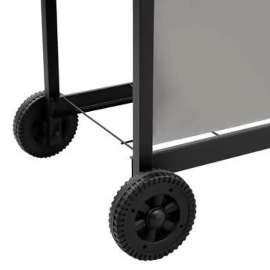 Barbecues En Accessoires-vidaXL - Gasbarbecue-grill - Zilver - Staal