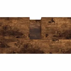 vidaXL - Gerookt eiken Wastafelonderkast - 1 deur 2 lades - Hout - 65x33x60 cm