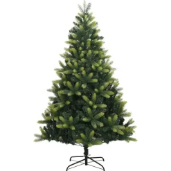 vidaXL - Gescharnierde Kunstkerstboom - Groen - 120 cm