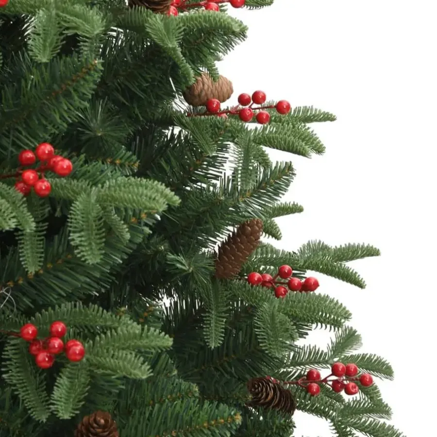 vidaXL - Gescharnierde Kunstkerstboom - Groen - 180 cm