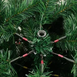 vidaXL - Gescharnierde Kunstkerstboom - Groen - 180 cm