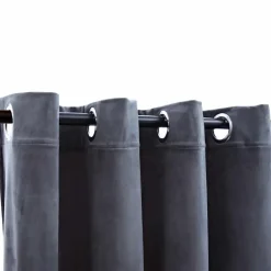 Kant &Amp; Klaar Gordijnen-vidaXL - Gordijn - Antraciet - Fluweel - 140 x 225 cm - 2 stuks