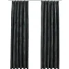 vidaXL - Gordijn - Antraciet - Fluweel - 140 x 175 cm - 2 stuks