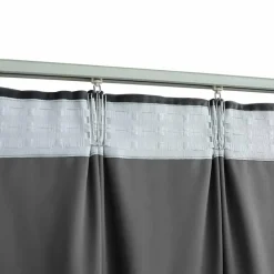 vidaXL - Gordijn - Antraciet - Fluweel - 140 x 175 cm - 2 stuks