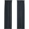 vidaXL - Gordijn - Antraciet - Stof - 140 x 225 cm - 2 stuks