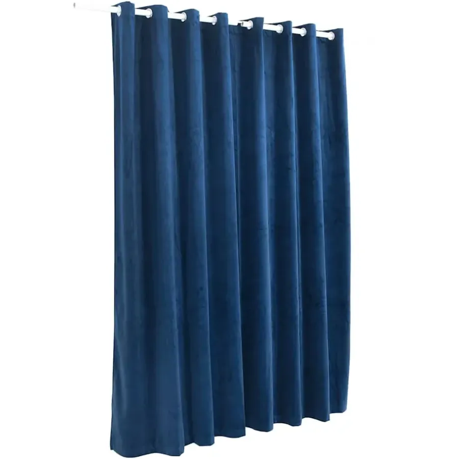 Gordijnen|Kant &Amp; Klaar Gordijnen-vidaXL - Gordijn - Blauw - Fluweel