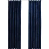 Gordijnen|Kant &Amp; Klaar Gordijnen-vidaXL - Gordijn - Blauw - Fluweel - 140 x 245 cm - 2 stuks