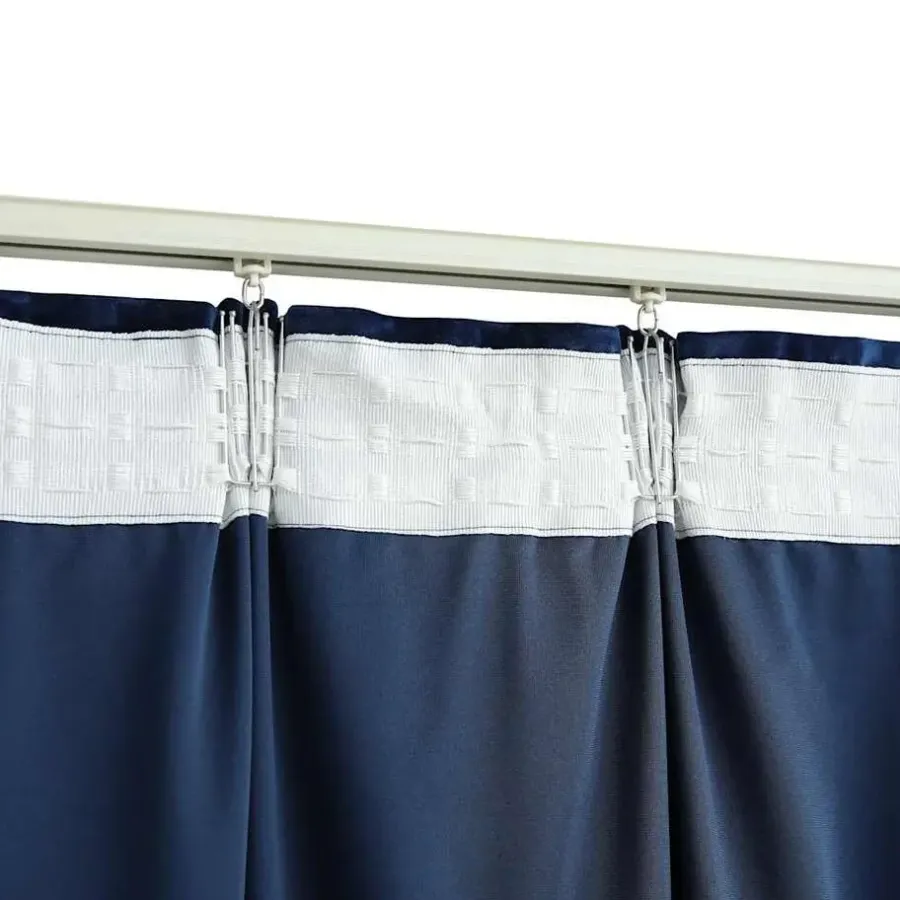 Gordijnen|Kant &Amp; Klaar Gordijnen-vidaXL - Gordijn - Blauw - Fluweel - 140 x 245 cm - 2 stuks