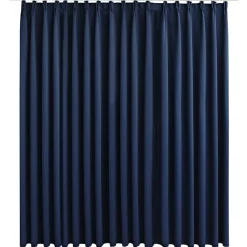 Kant &Amp; Klaar Gordijnen-vidaXL - Gordijn - Blauw - Stof