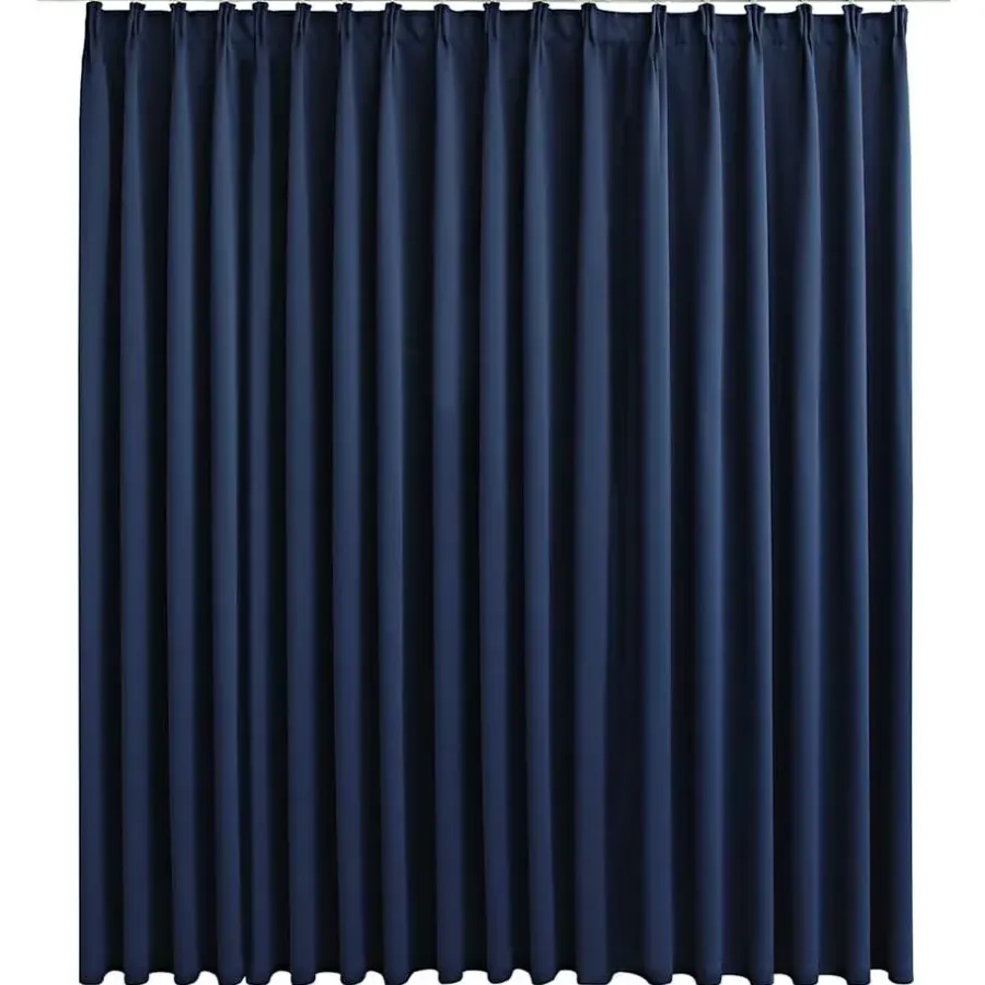 Kant &Amp; Klaar Gordijnen-vidaXL - Gordijn - Blauw - Stof