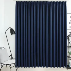 Kant &Amp; Klaar Gordijnen-vidaXL - Gordijn - Blauw - Stof