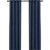 vidaXL - Gordijn - Blauw - Stof - 140 x 225 cm - 2 stuks