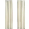 Gordijnen|Kant &Amp; Klaar Gordijnen-vidaXL - Gordijn - Crème - Fluweel - 140 x 245 cm - 2 stuks