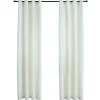 Kant &Amp; Klaar Gordijnen-vidaXL - Gordijn - Crème - Fluweel - 140 x 225 cm - 2 stuks