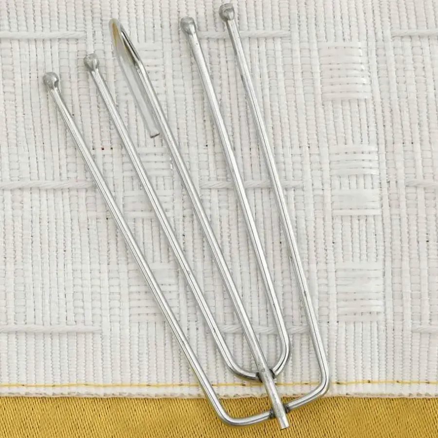 vidaXL - Gordijn - Geel - Stof - 140 x 175 cm - 2 stuks