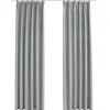 vidaXL - Gordijn - Grijs - Stof - 140 x 175 cm - 2 stuks