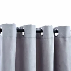 Kant &Amp; Klaar Gordijnen-vidaXL - Gordijn - Grijs - Stof - 140 x 245 cm - 2 stuks