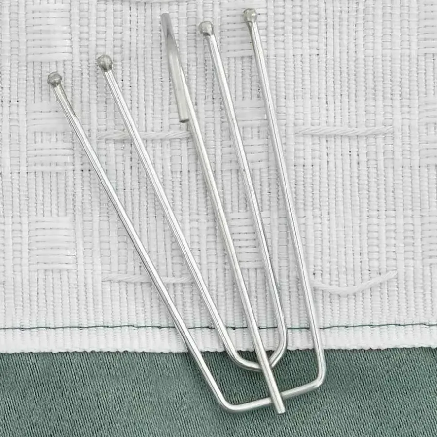 vidaXL - Gordijn - Groen - Stof - 140 x 245 cm - 2 stuks