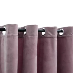 vidaXL - Gordijn - Roze - Fluweel - 140 x 245 cm - 2 stuks