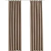 Gordijnen|Kant &Amp; Klaar Gordijnen-vidaXL - Gordijn - Taupe - Stof - 140 x 225 cm - 2 stuks