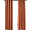 vidaXL - Gordijn - Taupe - Stof - 140 x 245 cm - 2 stuks