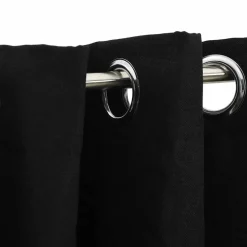 vidaXL - Gordijn - Zwart - Stof - 140 x 245 cm - 2 stuks