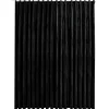 vidaXL - Gordijn verduisterend met haken - Zwart - Fluweel - 290 x 245 cm