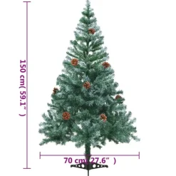 Kerstbomen-vidaXL - Groen - 150 x 70 cm