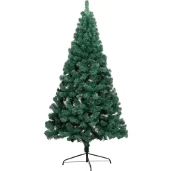 vidaXL - Halve Kerstboom - Groen - 240 x 125 cm