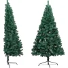 vidaXL - Halve Kerstboom - Groen - 180 x 115 cm