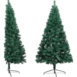 vidaXL - Halve Kerstboom - Groen - 180 x 115 cm
