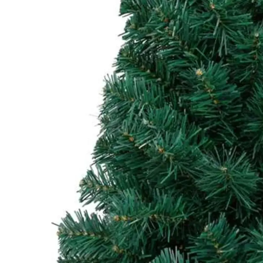 vidaXL - Halve Kerstboom - Groen - 180 x 115 cm