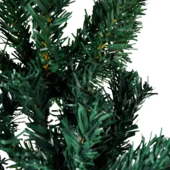 vidaXL - Halve Kunstkerstboom - Groen - 210 cm