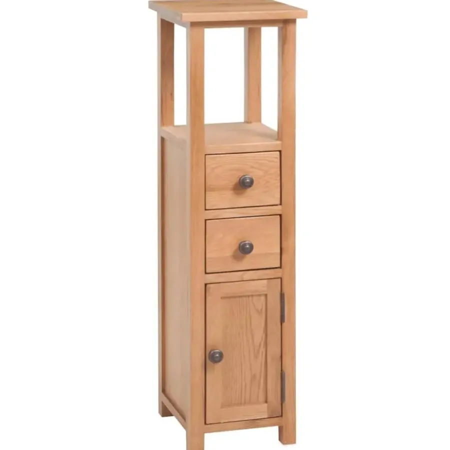Wandkasten-vidaXL - Hoekkast - Bruin - Hout