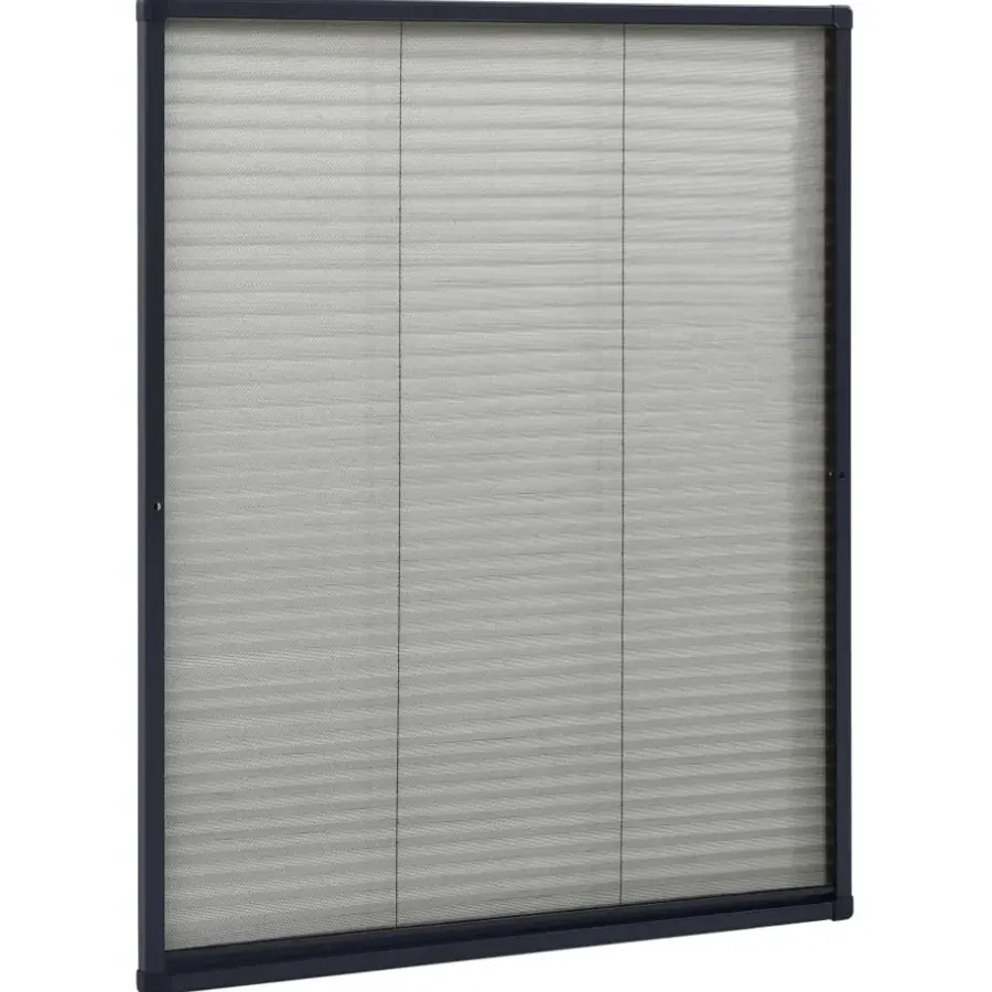 Raam En Deurhorren-vidaXL - Hor - Antraciet - Glasvezel - 60 x 80 cm