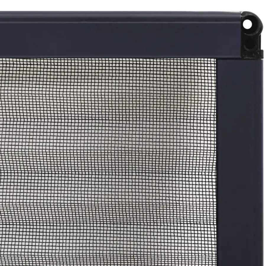 Raam En Deurhorren-vidaXL - Hor - Antraciet - Glasvezel - 60 x 80 cm