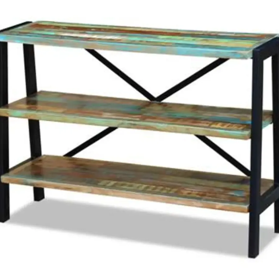 vidaXL - Houten Tafel - Multikleur - Hout