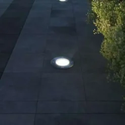 vidaXL - Inbouw Tuinlamp - Zilver - Aluminium - 3 stuks