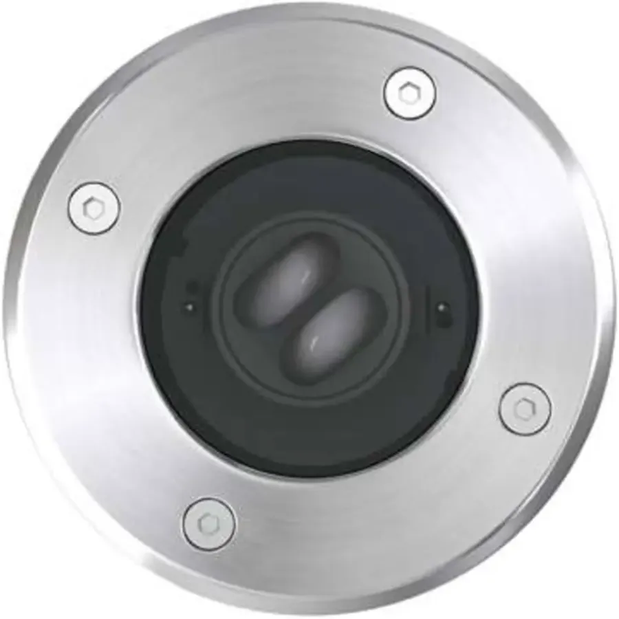 vidaXL - Inbouw Tuinlamp - Zilver - Aluminium - 3 stuks