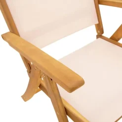 Tuinstoelen-vidaXL - Inklapbare Tuinstoelen - Bruin - Acaciahout - 4 stuks