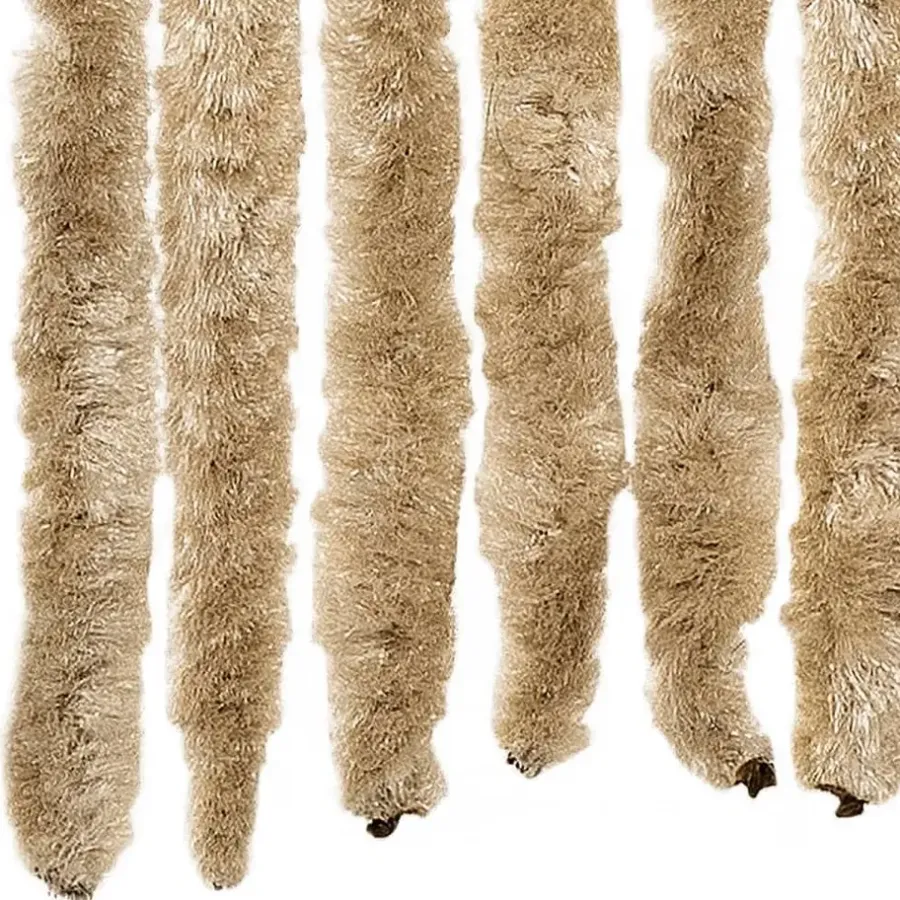 vidaXL - Insectengordijn - Beige - Polypropyleen - 100 x 220 cm